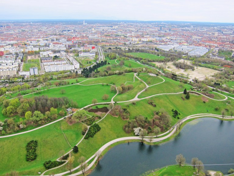 The view from Olympiaturm, Munich
