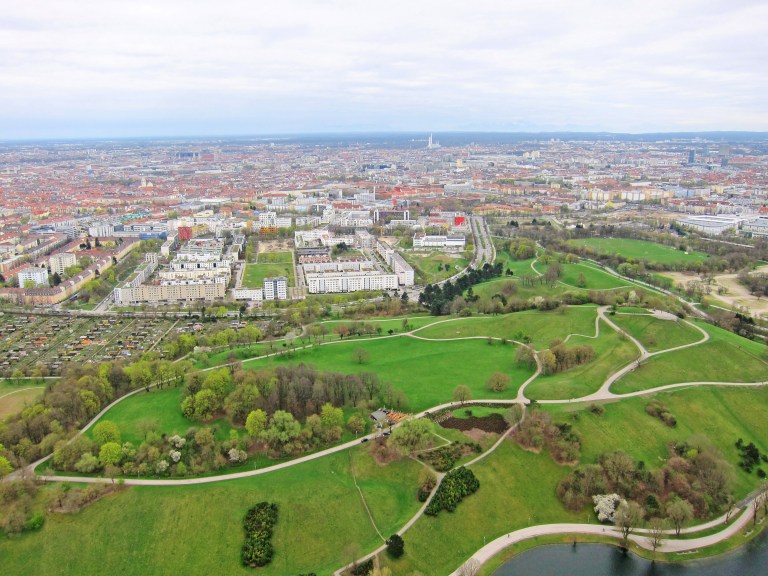 The view from Olympiaturm, Munich