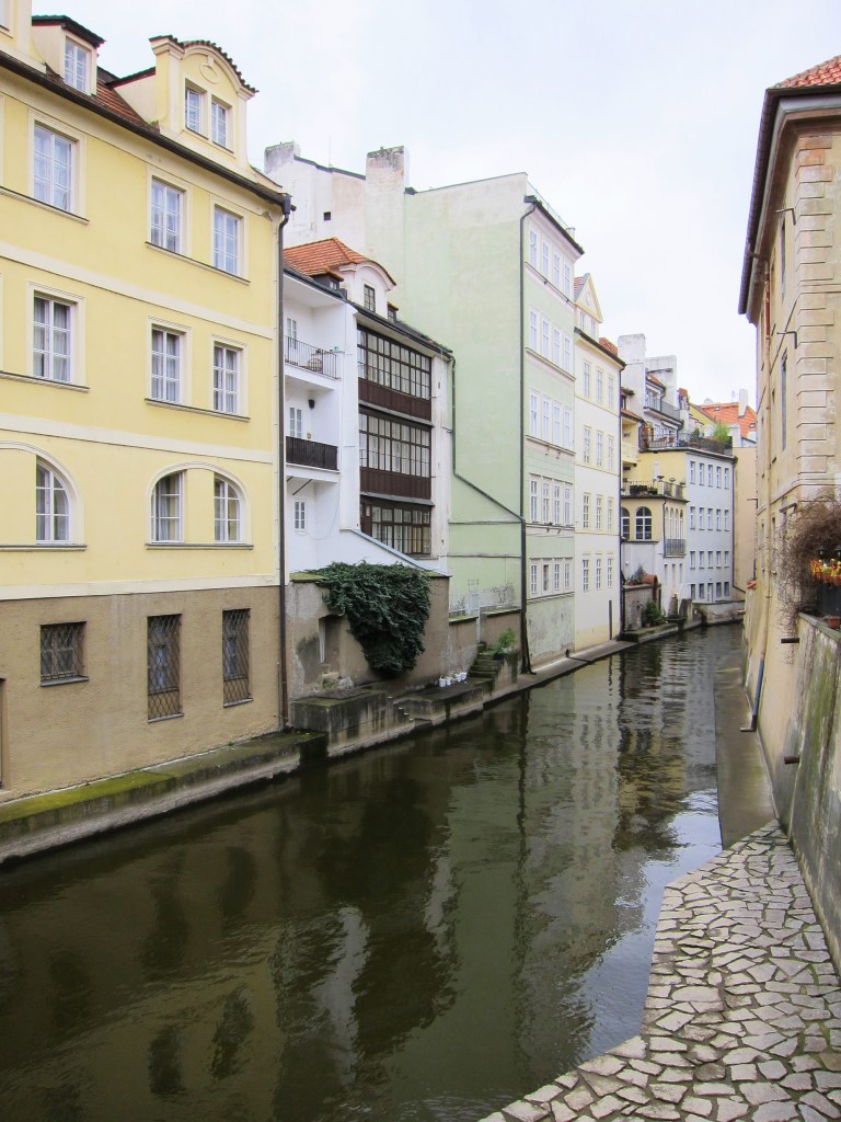 The canals of Prague