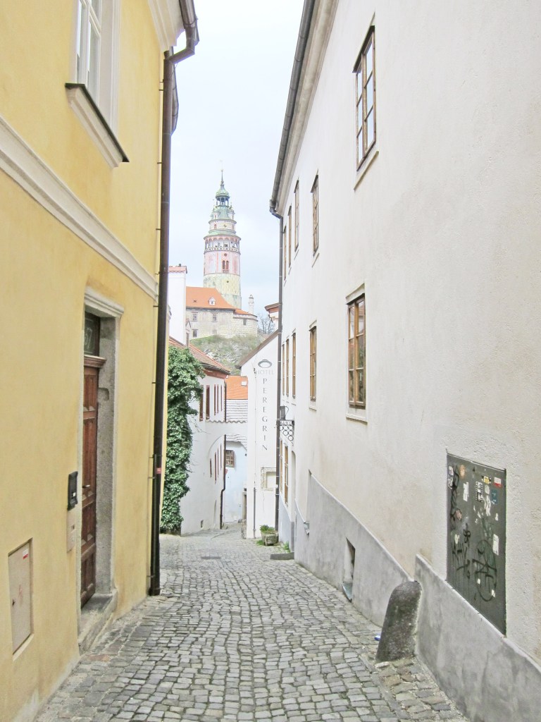 Streets of Český Krumlov, Czech Republic