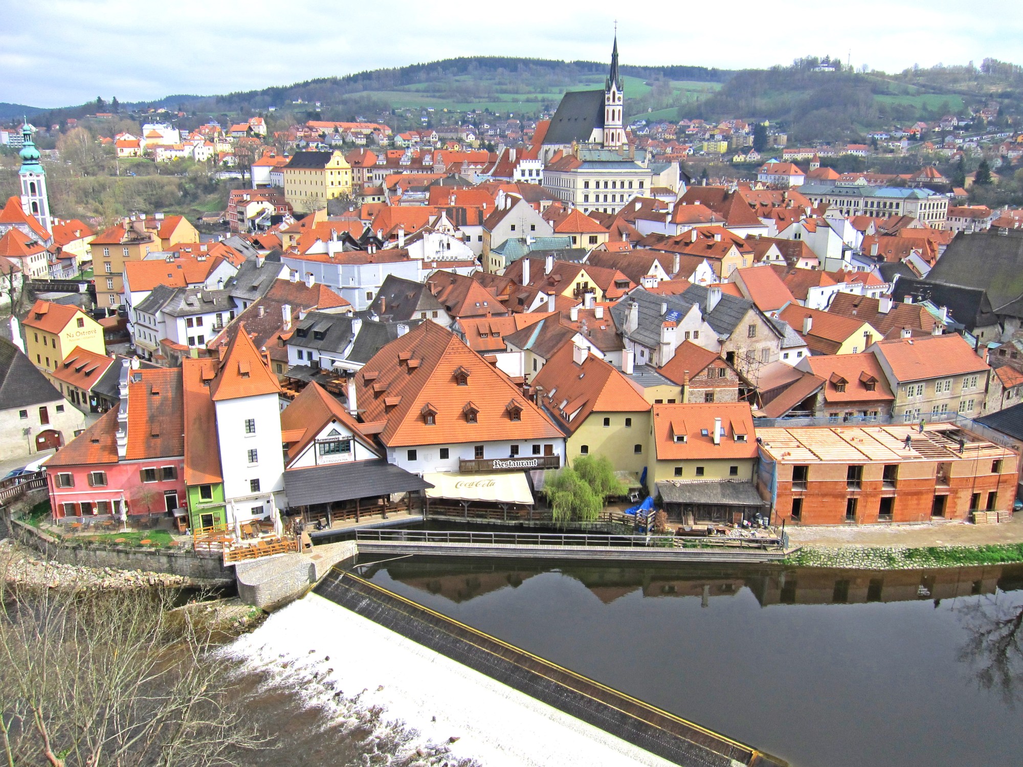 The village of Český Krumlov, Czech Republic