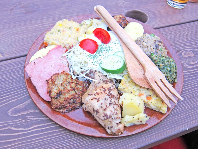 A medieval dinner at Krčma U dwau Maryí, Český Krumlov